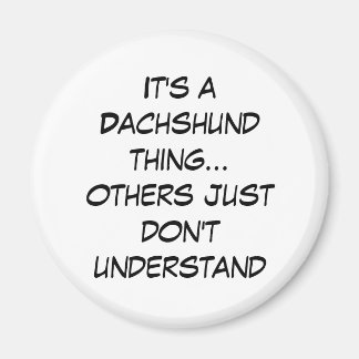 Íman Pastilhas Suburbanas de Chicagoland Dachshund