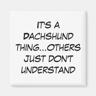 Íman Pastilhas Suburbanas de Chicagoland Dachshund