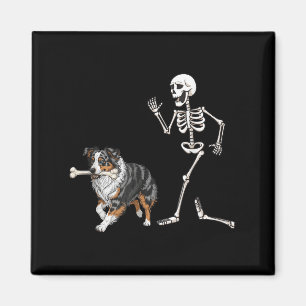 Íman Pastor Australiano Dia de as Bruxas engraçado E Es