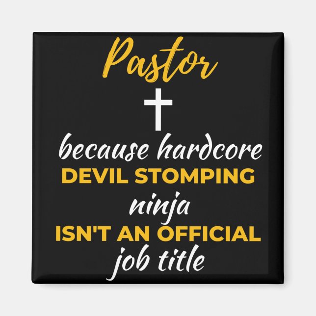 Íman Pastor Porque o Demônio Duplo Ninja (Frente)