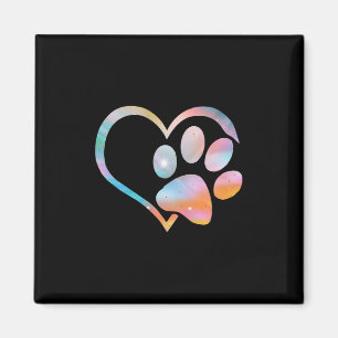 Íman Pata-Cão Imprime Psicodélica Tie Dye Buldogue Ingl