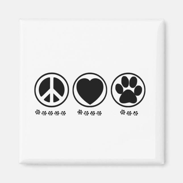 Íman Pata do Amor pela Paz (Frente)