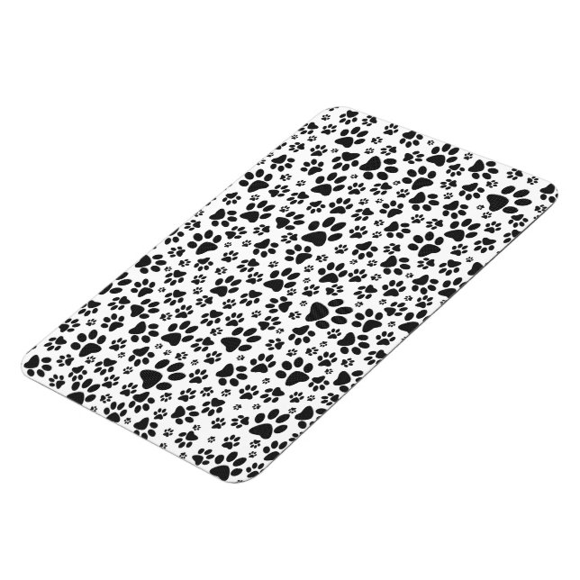 Íman Patas de Cachorro Preto e Branco com Bolinhas  (Left Side)