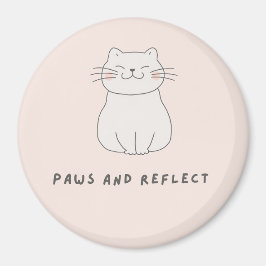 Íman Patas E Refletir Auto Cuidado Gatos Amantes Temas