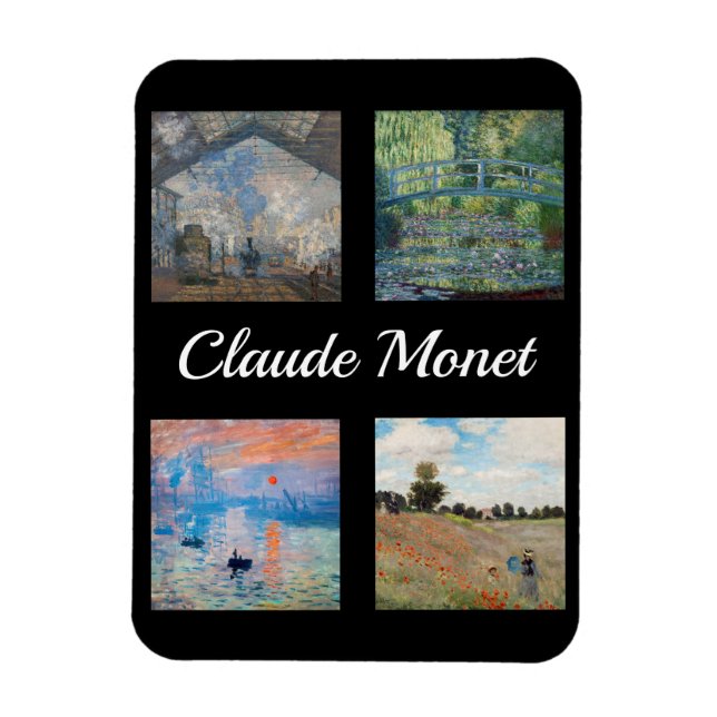Íman Patchwork de Claude Monet (Vertical)