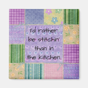 Íman Patchwork do país do Quilter