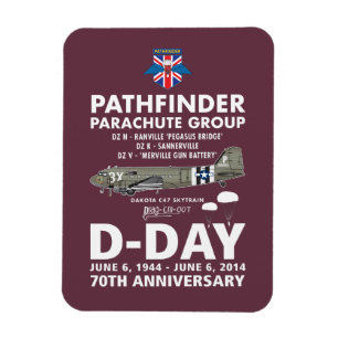 ÍMAN  PATHFINDER PARACHUTE GROUP MAGNET