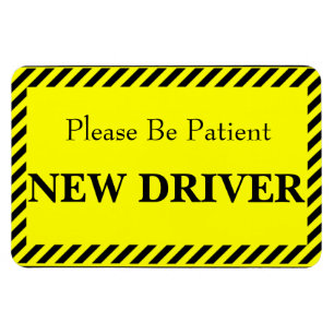 Íman Patience New Driver (Para o seu carro)