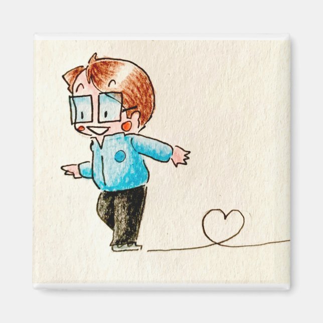 Íman Patinação de figurinhas (Frente)