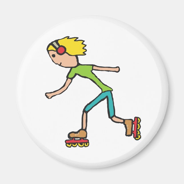 Íman Patinação em Linha (Frente)
