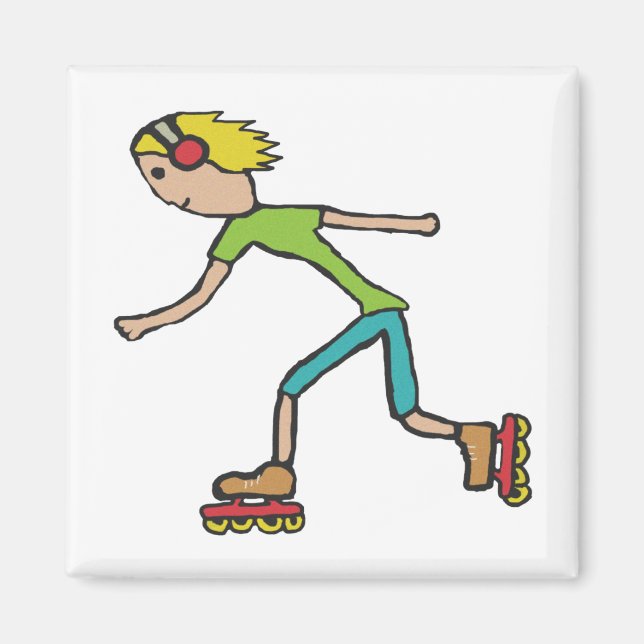 Íman Patinação em Linha (Frente)