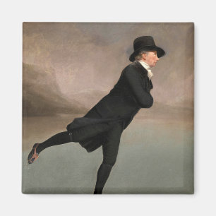 Íman Patinando em Dudingston Loch por Henry Raeburn