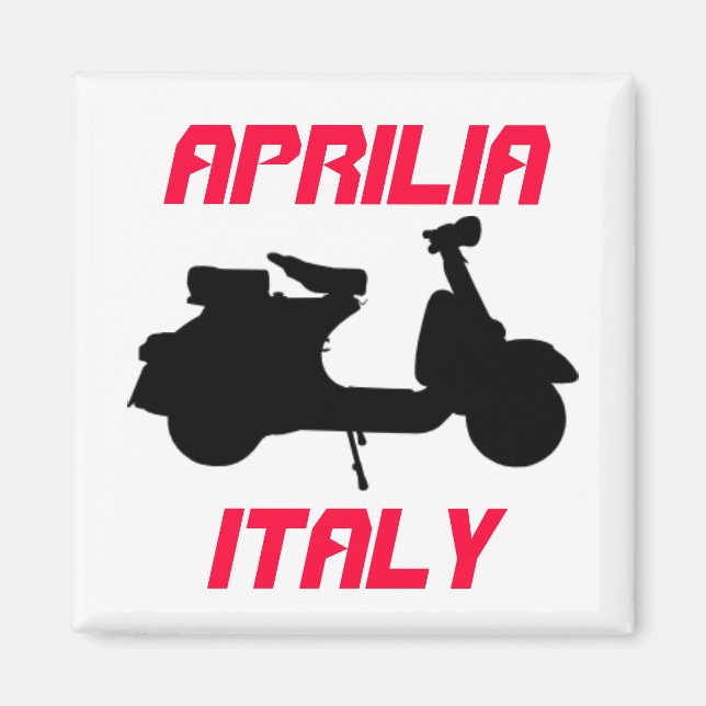 Íman Patinete, Aprilia, Itália (Frente)