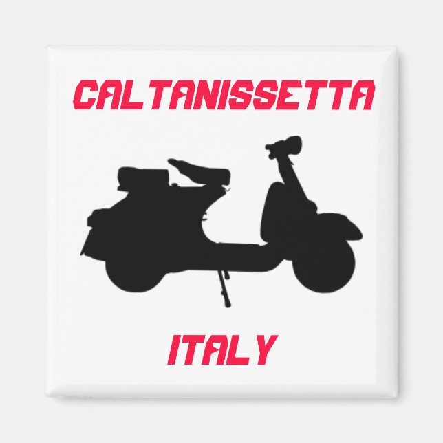 Íman Patinete, Caltanissetta, Itália (Frente)