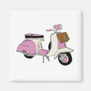 Íman Patinete cor-de-rosa