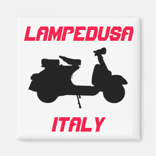 Íman Patinete, Lampedusa, Itália