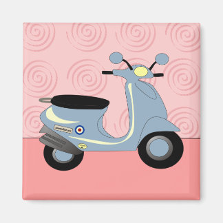 Íman Patinete Trio - Magnético Cor-de-Rosa