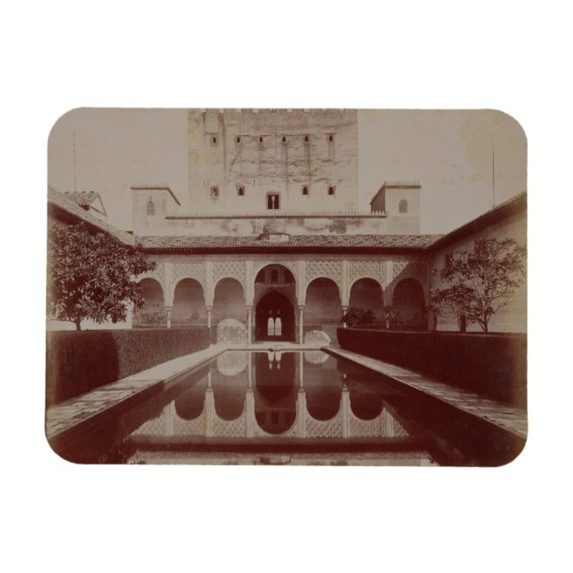Íman Patio de los Arrayanes, Alhambra, c.1875-80 (sepia (Horizontal)