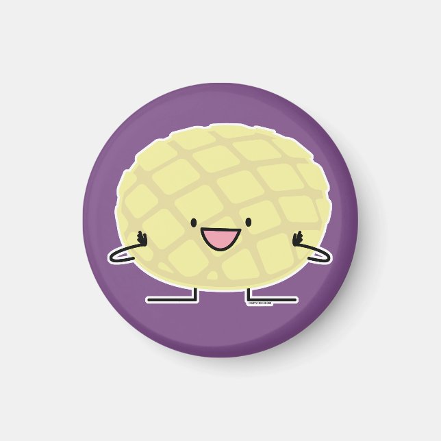 Íman Patisserie doce do pão do concha japonês da (Frente)