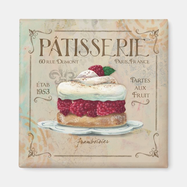 Íman Patisserie Magnet, Frambosier (Frente)
