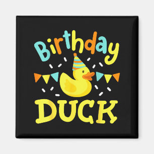 Íman Pato de Aniversário Crianças Meninas Meninos Pato