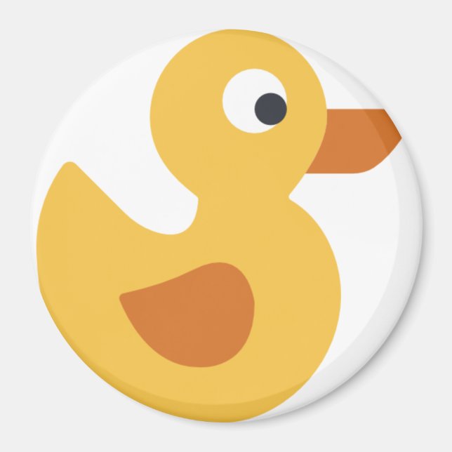 Íman pato de borracha (Frente)
