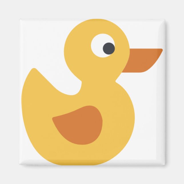 Íman pato de borracha (Frente)