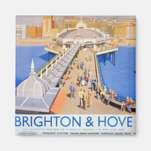 Íman Pato de Caminhão do Poster da Linha Brighton & Hov
