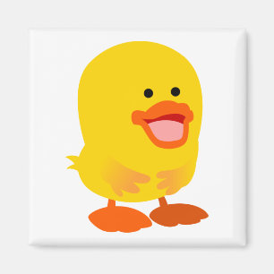 Íman Pato de Cartoon Bonito Inocente