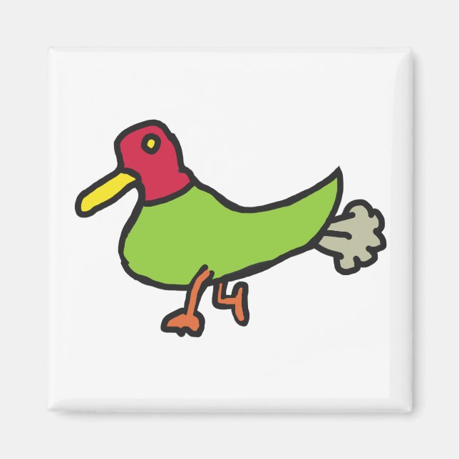 Íman Pato de Fartura Engraçado (Frente)