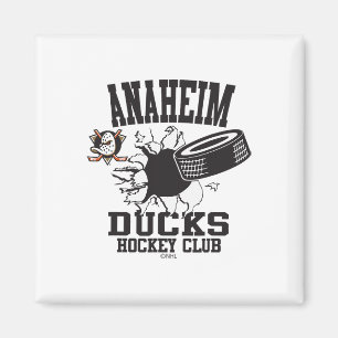 Íman Pato de hóquei no gelo Anaheim Ducks estoura laran