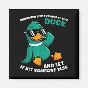 Íman Pato Dito Divertido Humor Piada Sarcástico Homens 