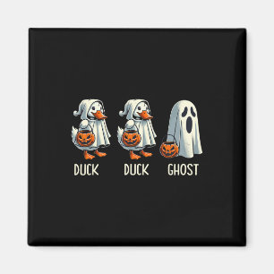 Íman Pato Ghost Pun Trunk Ou Tratar Truque Ou Tratar En