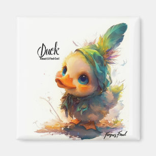 Íman Pato Leve Sobre e Descubra o Magnet