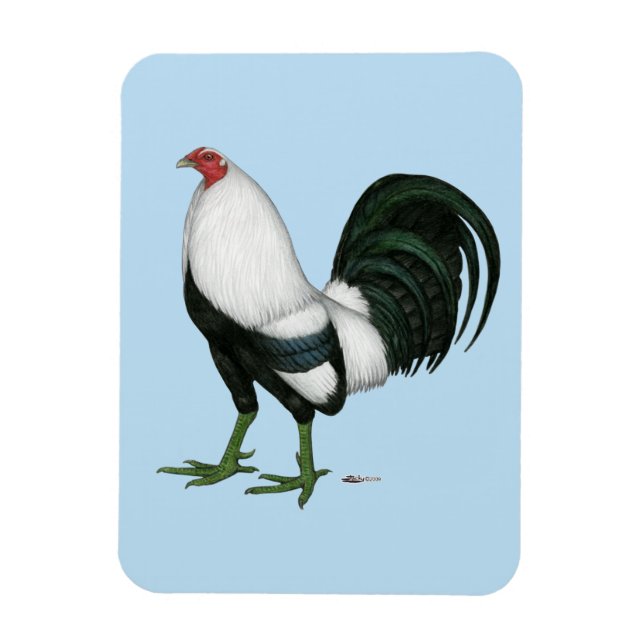 Íman Pato Prateado de Gamecock (Vertical)