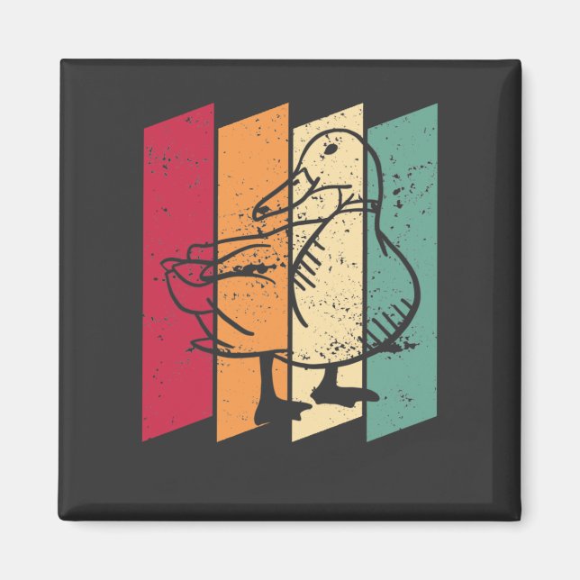 Íman Pato Retro (Frente)