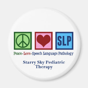 Íman Patologia da Língua de Voz Personalizada Peace Lo