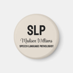Íman Patologista Personalizado de Língua de Voz SLP Pre