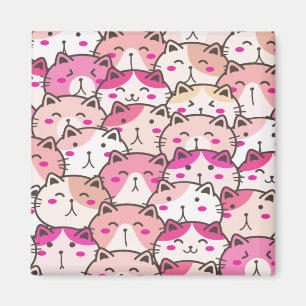 Íman Patos Coloridos Engraçados De Gato   