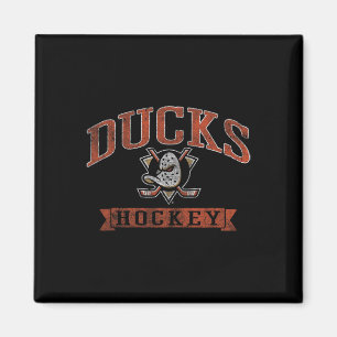 Íman Patos de Anaheim Vintage Hockey Preto Licenciado O