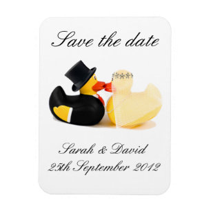 Íman Patos de casamento 3 ... ímã para salvar a data