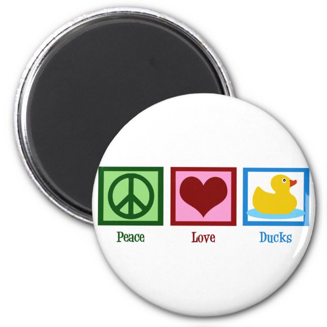 Íman Patos de Paz e Amor (Frente)