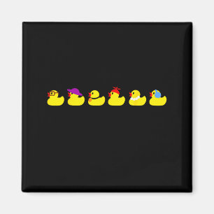 Íman Patos Em Fila Piada Engraçada do Pai Humor Fofo Bo