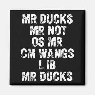 Íman Patos M R Ducks M R Não O S M R Cm Wangs Lib M R P