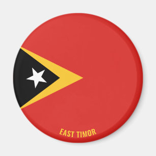 Íman Patrimônio encantador da bandeira de Timor Leste