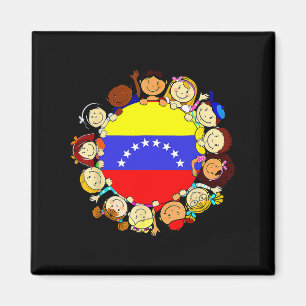 Íman Patrimônio Hispânico Mês Venezuela Crianças Veneza