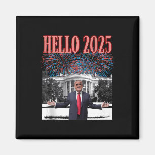 Íman Patriotic Trump Hello, 2025, republicano do ano no