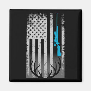 Íman Patriótica American Flag Engraçado Caça Amor De