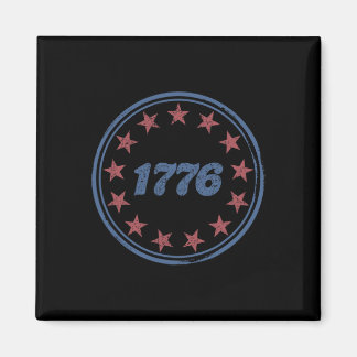 Íman Patriótico 1776 América Retrô 4 de Julho Independe