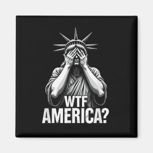 Íman Patriótico 4 De Julho Estátua Da Liberdade Wtf Ame